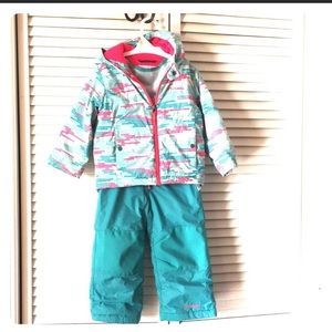 ⛄️ Columbia Girls Size 3T Snow Suit